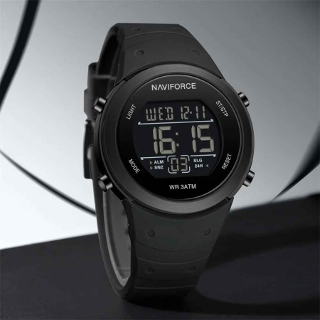 Ceas Barbatesc Naviforce 9246 Negru – Funcții Multiple, Sport, Calendar, Digital [2]
