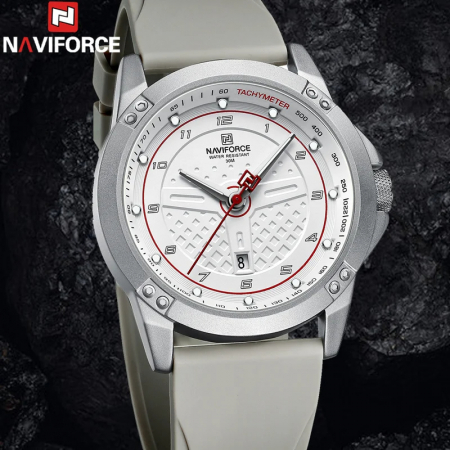 Ceas barbatesc Naviforce Casual Gri Analog Quartz Data [3]