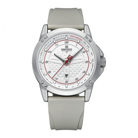 Ceasuri barbatesti - Ceas barbatesc Naviforce Casual Gri Analog Quartz Data
