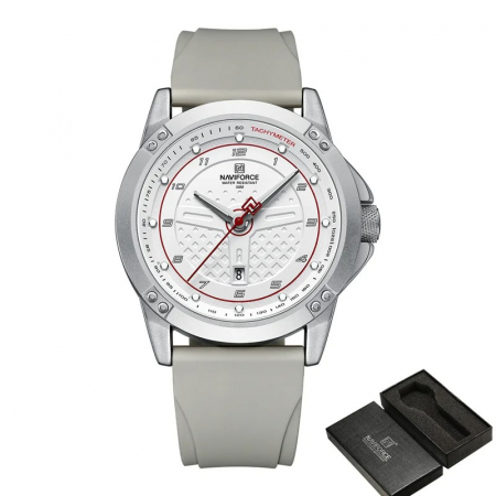 Ceas barbatesc Naviforce Casual Gri Analog Quartz Data [2]