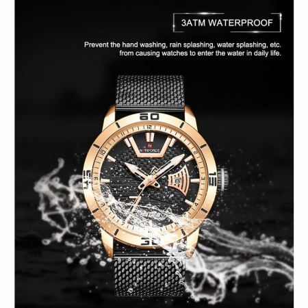 Ceas barbatesc Naviforce Otel Data Quartz Analog [1]