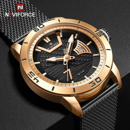 Ceas barbatesc Naviforce Otel Data Quartz Analog [3]