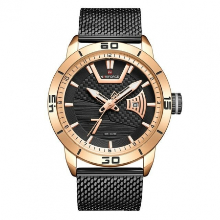 Ceasuri barbatesti - Ceas barbatesc Naviforce Otel Data Quartz Analog