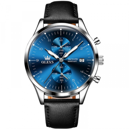 Ceasuri barbatesti - Ceas barbatesc Olevs Quartz Analog Piele Cronograf Business Casual Clasic Indici luminosi