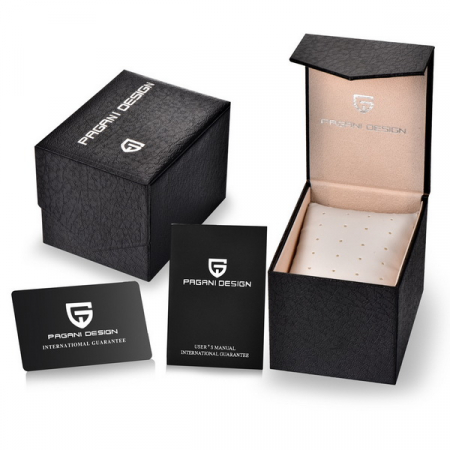 Ceas bărbătesc Pagani Design 1728, automat Hiou ST6, cadran turcoaz, sticlă safir, brățară 24,5 mm [5]