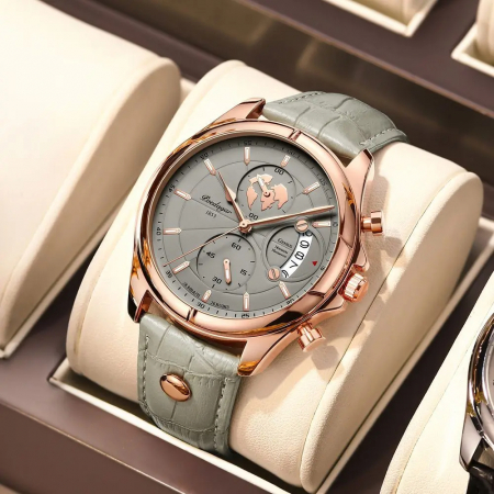 Ceas barbatesc Poedagar Indici luminosi Analog Quartz Data [2]