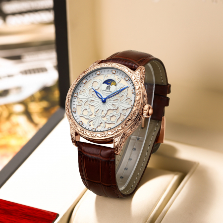 Ceas barbatesc Ranksa Duke Mecanic Automatic Elegant Analog Curea piele [3]