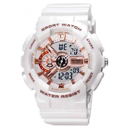 Ceasuri barbatesti - Ceas bărbătesc SKMEI 1688 Digital & Analog, Sport, LED, Rezistent la șocuri și apă 50m, Alarmă, Cronometru, Dual Time