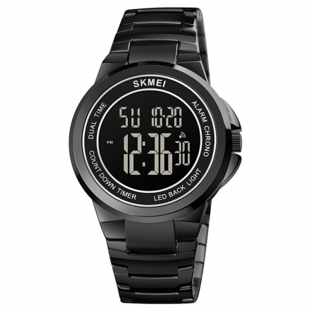 Ceasuri barbatesti - Ceas barbatesc Skmei Alarma Cronograf Negru Fashion Cronometru Digital