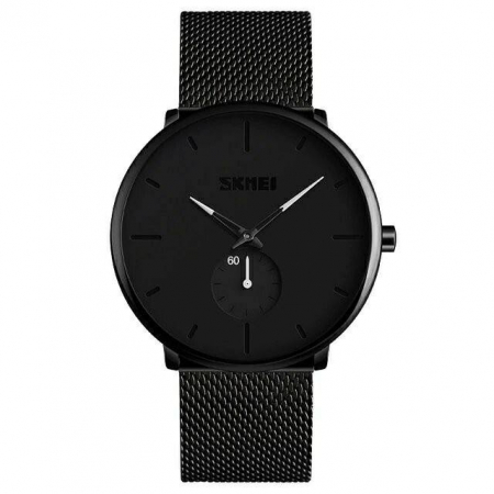Ceasuri barbatesti - Ceas barbatesc Skmei Casual Quartz Fashion Analog Negru