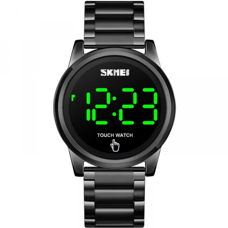 Ceas barbatesc Skmei Digital Casual Afisare data Lumina de fundal Negru [0]