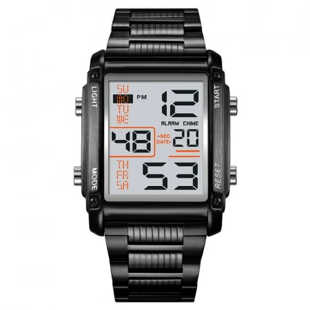 Ceasuri barbatesti - Ceas barbatesc Skmei Electronic Digital Casual Fashion Negru