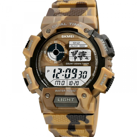 Ceas barbatesc Skmei Militar Sport Digital Data Alarma [0]