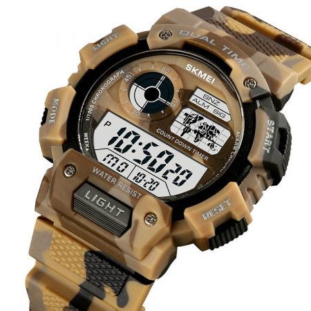 Ceas barbatesc Skmei Militar Sport Digital Data Alarma [3]