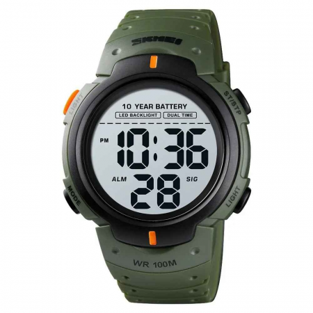 Ceasuri barbatesti - Ceas barbatesc Skmei Sport Casual 10 ATM 10 ani baterie