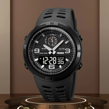 Ceas barbatesc Skmei Sport Casual Fashion Digital Dual Display Multifunctional [1]