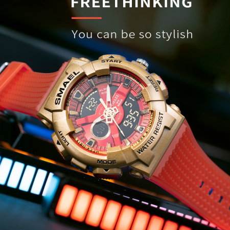 Ceas barbatesc Smael Sport Digital Analog 5 ATM [5]