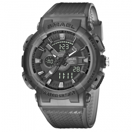 Ceasuri barbatesti - Ceas barbatesc Smael Sport Digital Analog 5 ATM Negru