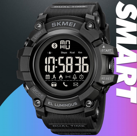 Ceas barbatesc Sport Skmei Negru Digital Alarma [2]