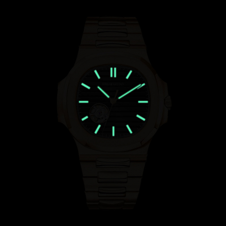 Ceas barbatesc Rollar Golden Indici luminosi Mecanic Automatic Auriu [4]