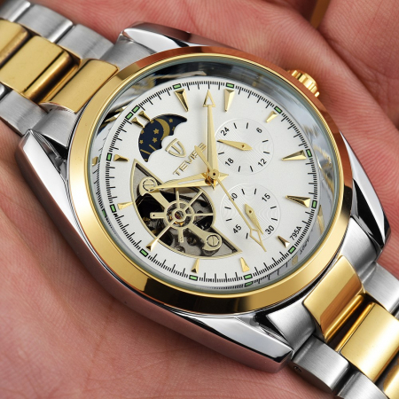 Ceas barbatesc Tevise Mecanic automatic Business Analog [3]