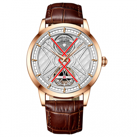 Ceasuri barbatesti - Ceas barbatesc Tevise Maro Elegant Business Mecanic Automatic Piele
