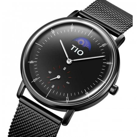 Ceas barbatesc TIO Quartz Analog Bratara reglabila Fashion Elegant Luxury Otel inoxidabil [1]