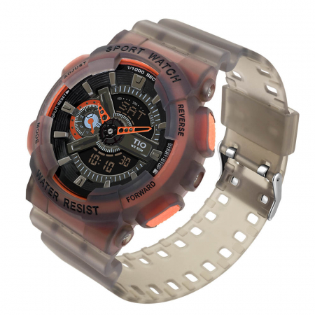 Ceas barbatesc TIO Sport Quartz Analog Digital Silicon [7]