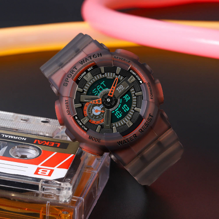 Ceas barbatesc TIO Sport Quartz Analog Digital Silicon [3]