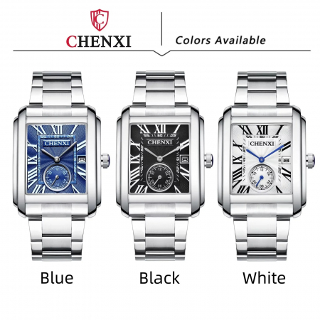 Ceas Bărbați Chenxi 8217 Argintiu – Design Business, Clasic, Rezistent la Apă 3ATM [4]