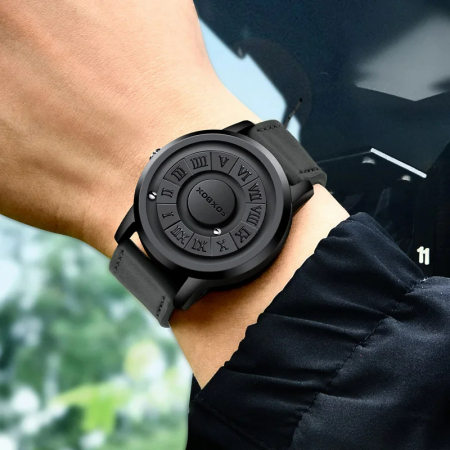 Ceas barbati de mana Fox Box Creativ Quartz Casual Magnetic Analog Fashion Piele [2]