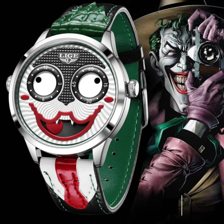 Ceas Bărbați Lige 89160 Argintiu-Verde – Design Fashion, Joker, Funcții Multiple, Rezistent la Șocuri, Rezistent la Apă 3ATM [1]