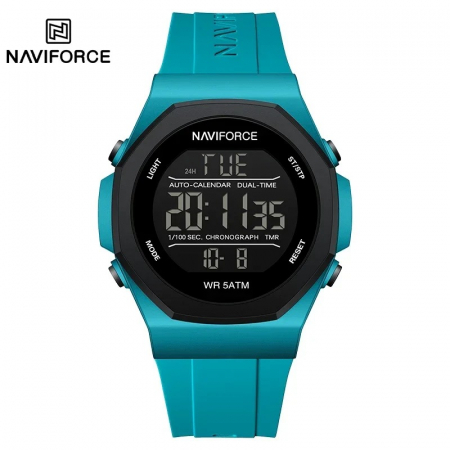 Ceas Bărbați Naviforce 7117 Albastru – Funcții Multiple, Design Sport, Rezistent la Șocuri, Rezistent la Apă 5ATM [4]