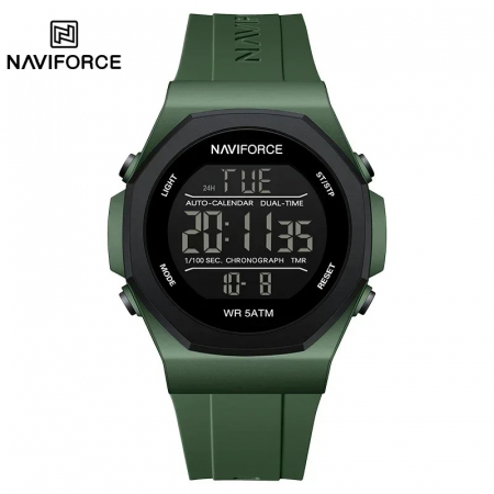 Ceas Bărbați Naviforce 7117 Verde – Funcții Multiple, Design Fashion, Rezistent la Șocuri, Rezistent la Apă 5ATM [4]