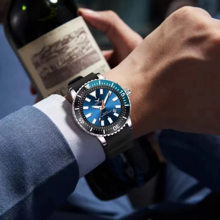 Ceas Bărbați Onola 3850 Negru-Cyan – Design Casual, Quartz, Luminos, Rezistent la Apă 3ATM [3]