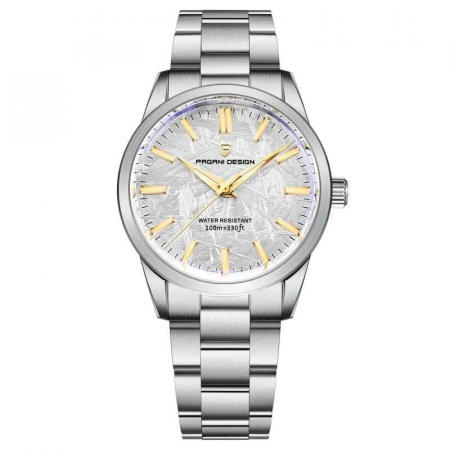 Modele noi - Ceas bărbați Pagani Design PD-1734, quartz Japan TMI VH31, 40mm, geam safir sintetic, oțel inoxidabil, rezistență 100m