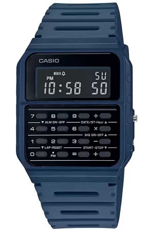 Ceasuri barbatesti - Ceas Casio CA-53WF-2B Databank Casual Digital Sport Fashion Albastru