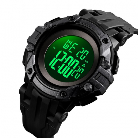 Ceas copii Skmei Digital Negru Cronometru Alarma Sport Casual [2]