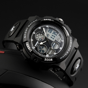 Ceas copii, Sport, Digital, Quartz, Curea PU, Rezistent la inot [4]