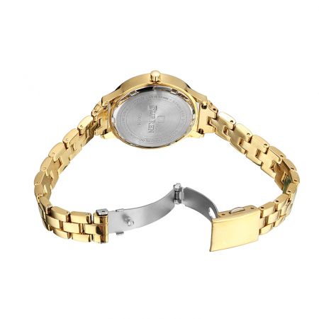 Ceas dama Curren Quartz Analog Casual Fashion Auriu [1]