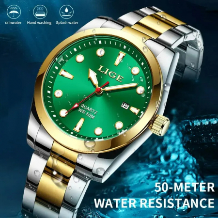 Ceas barbatesc de mana Lige Quartz Analog Luxury Elegant Casual Fashion Analog [4]