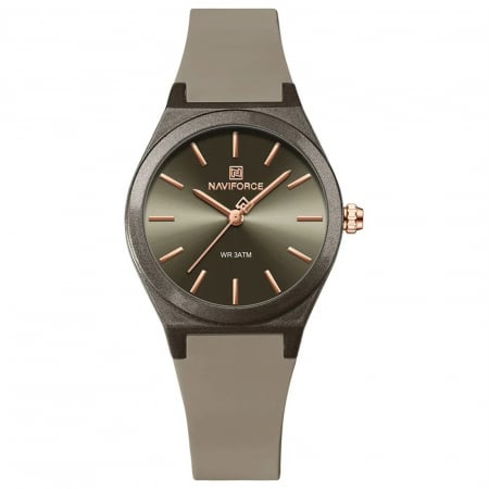 Ceasuri dama - Ceas Dama Naviforce 5056 Verde - Afișaj Analog, Fashion, Casual, Rezistent la Apă 3ATM