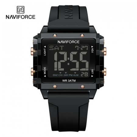 Ceas dama Naviforce 7101 Negru - Digital Sport Casual, Afișaj LED, Rezistent la Apă 3ATM [2]