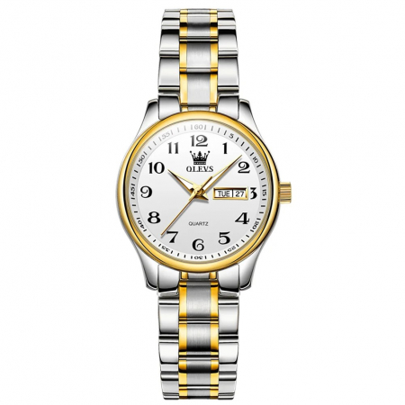 Ceas dama Olevs Elegant Argintiu Quartz Analog Data [0]