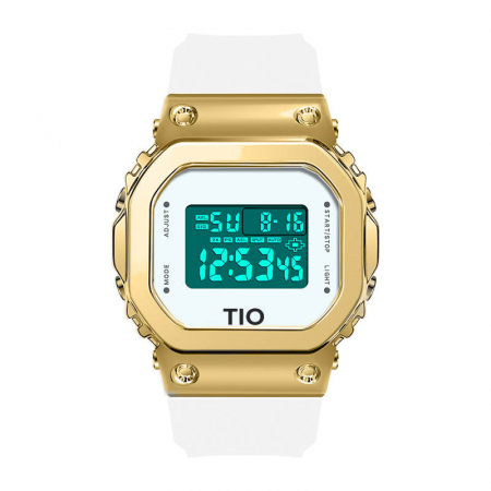 Ceas dama TIO Alarma Cronometru Digital Afisare data Alb [1]
