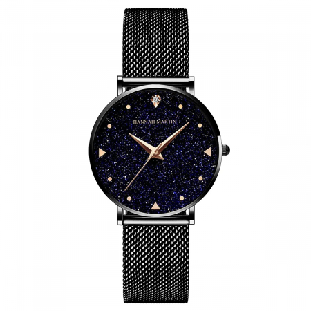 Ceas de dama Hannah Martin Mecanism Quartz Japonez Fashion Albastru [0]