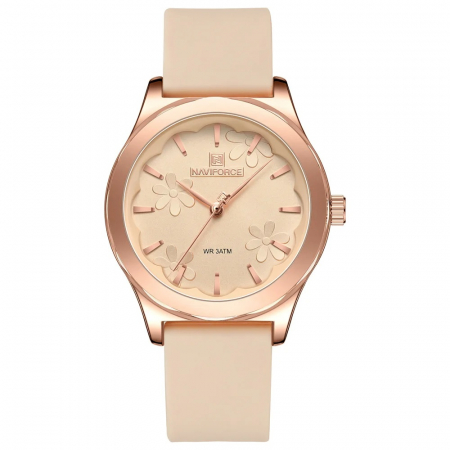 Modele noi - Ceas de dama Naviforce Luxury Fashion Casual Quartz Silicon