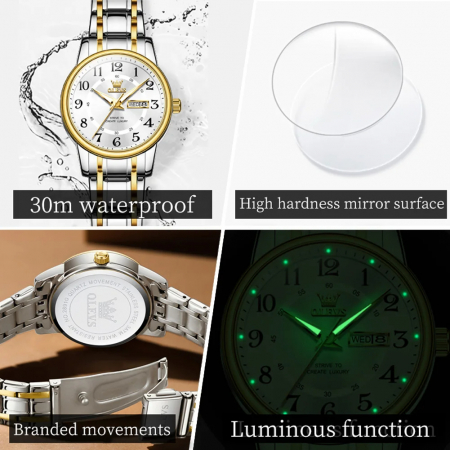 Ceas de dama Olevs Elegant Mecanism Quartz Fashion Clasic Calendar [4]