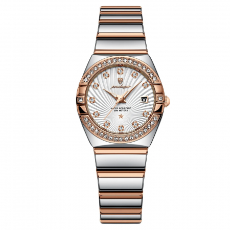 Ceasuri dama - Ceas de dama Poedagar Luxury Fashion Casual Indici Luminosi Quartz Otel