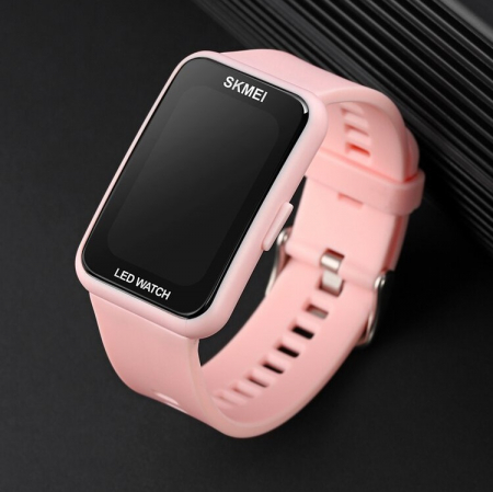 Ceas de dama Skmei Casual Fashion Digital Roz [2]